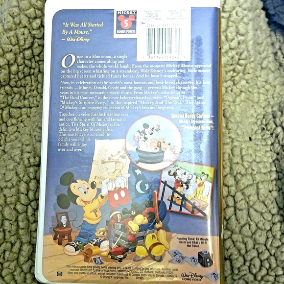The Spirit of Mickey (1998 VHS) Walt Disney movie - Picture 3 of 6